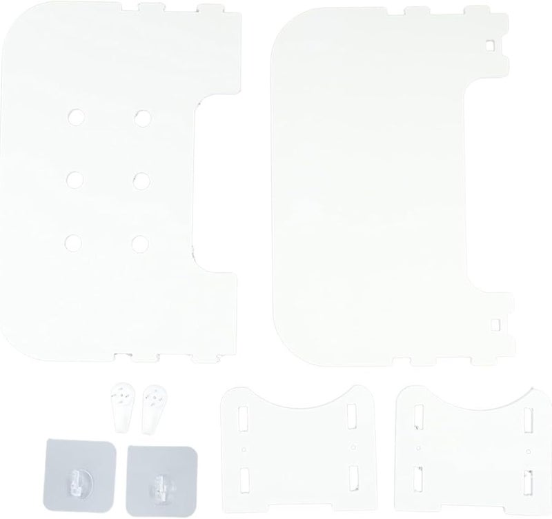 30cm Semicircle Wall Mounted Cable Box Cover Hider Shelf for Router DVD Player TV Box - Image 2